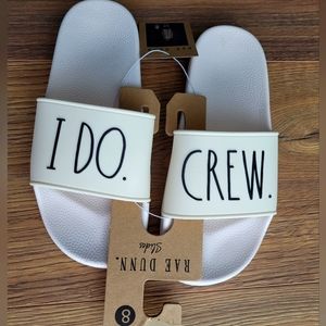 Rae Dunn I Do Crew Slides
